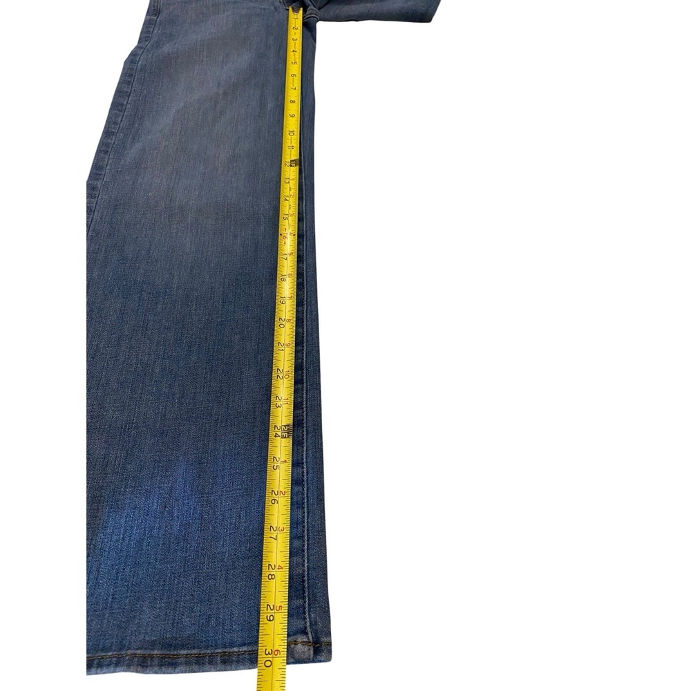 FRAME Luma High Rise Wide Leg Jeans Size 24 Medium Wash Stretch Denim - Picture 6 of 8